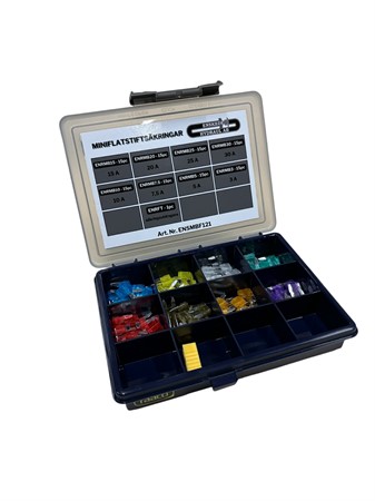 Miniflatsäkring Sortiment 121st