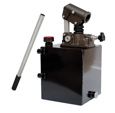 Hyd. Handpump enkelverk. 3/8" 250bar 3lit tank