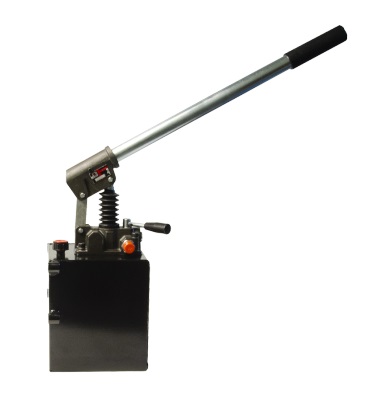 Hyd. Handpump dubbelverk. 3/8" 250bar 5lit tank