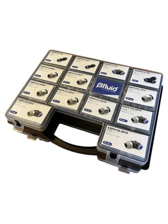 Sortimentlåda Pneumatik 170 delar 4-12mm